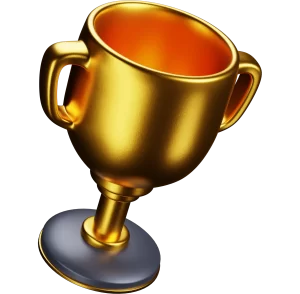 ludobet 3d gold trophy icon